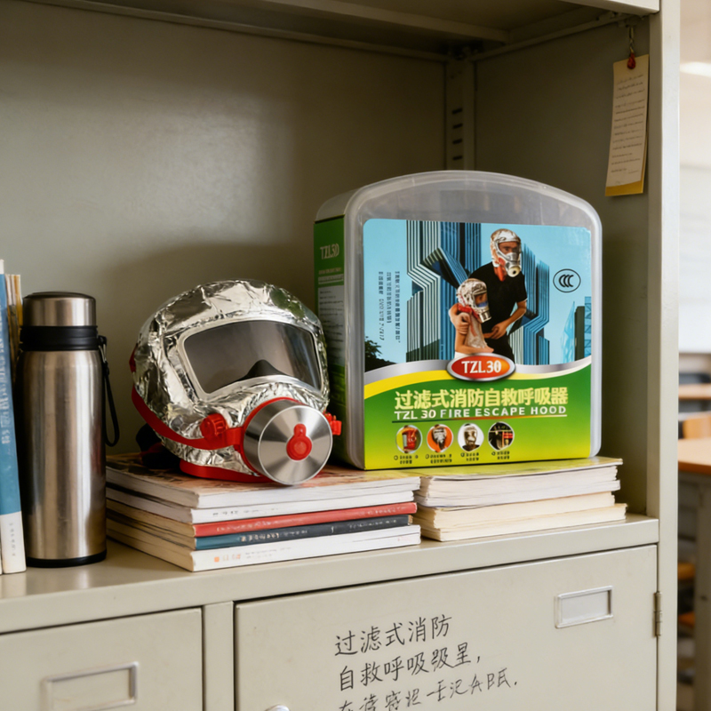 Kn95 Respirator Mask - Sicherheitszubehör Sicherheitstraining Gasmaske Filtertyp Rauchfilterprodukte Brandschutz-Atemschutzgerät