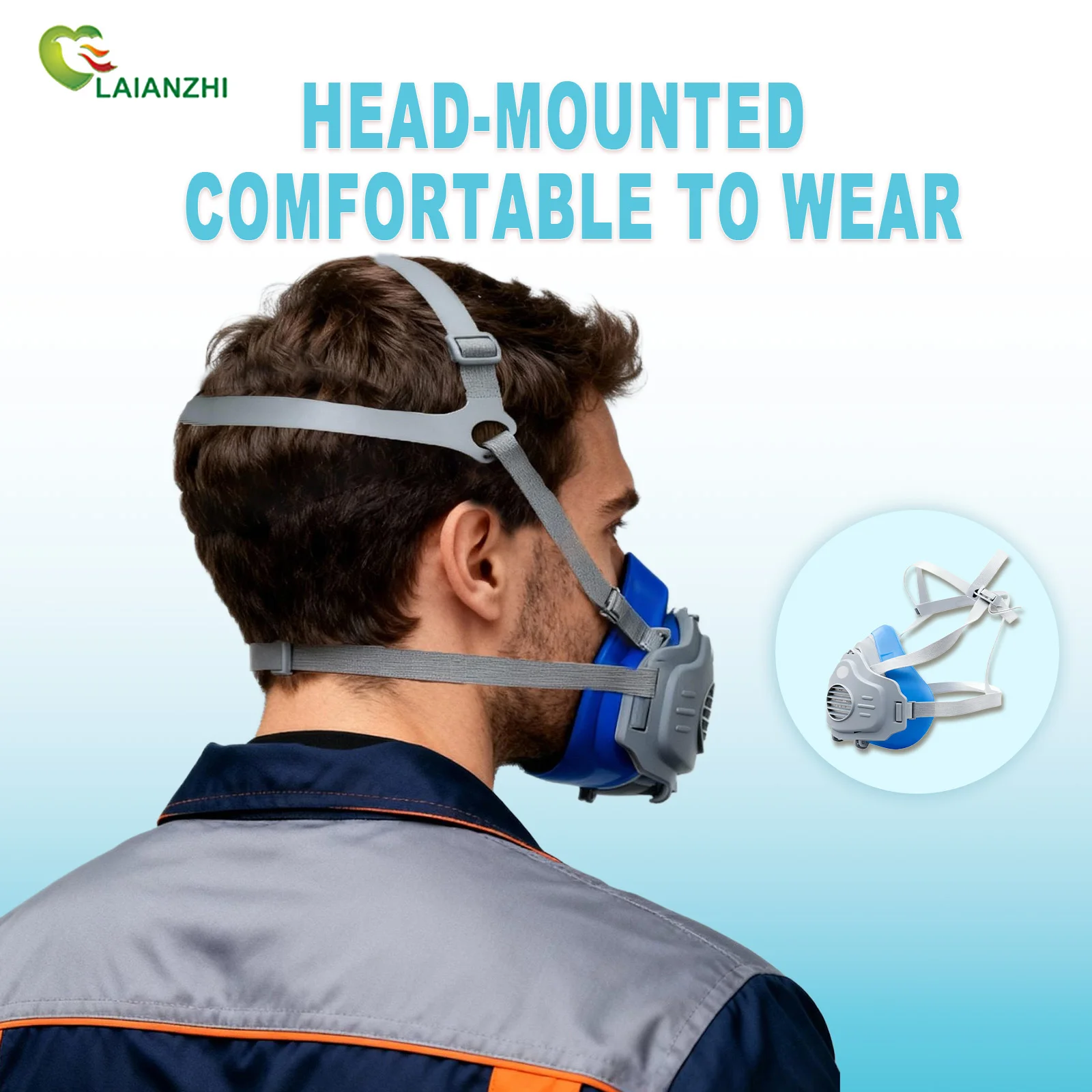 LAIANZHI Staubdichte Silikonma – Dust Mask Construction Bewertung und Preis